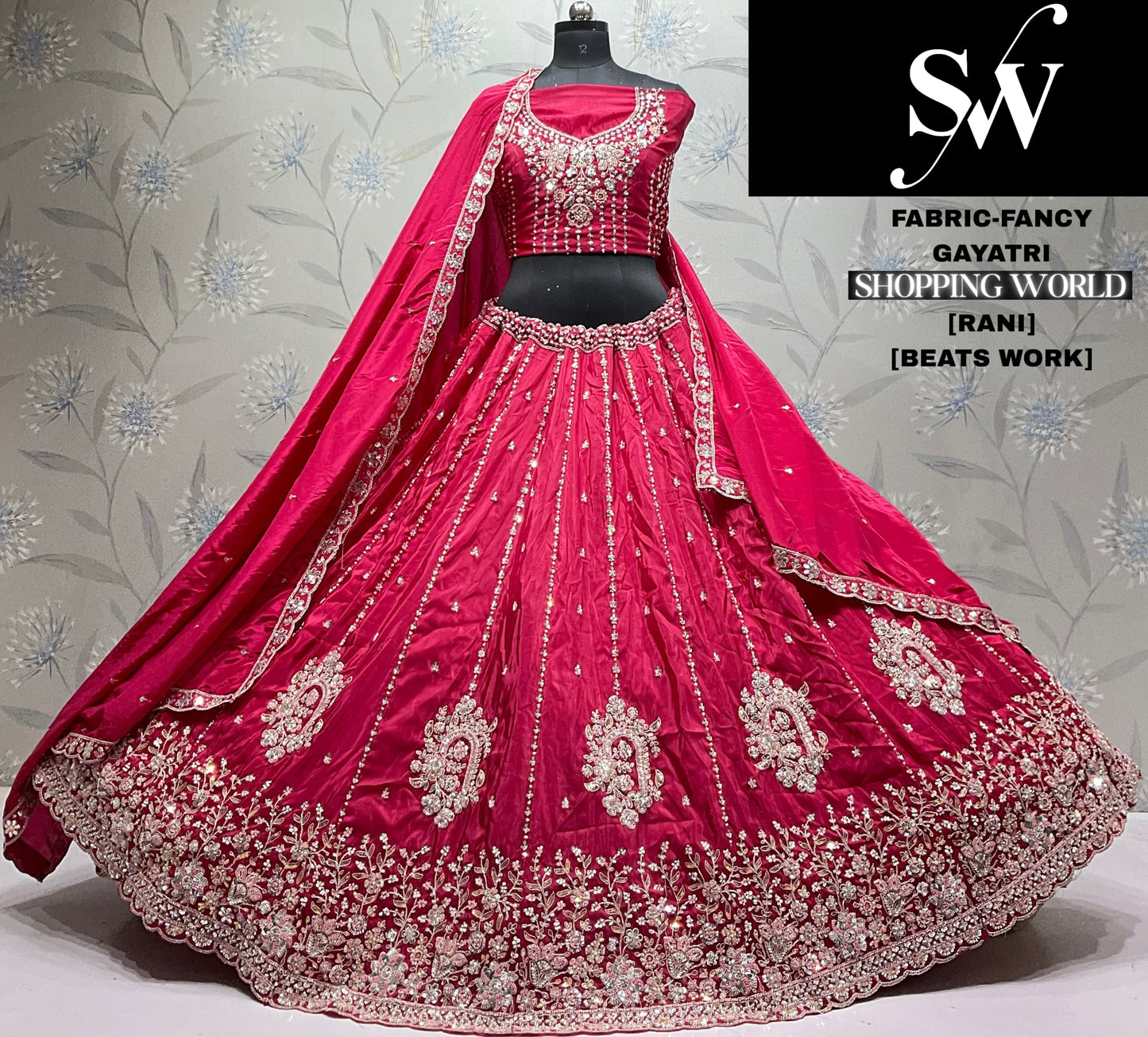 Rani pink Fancy lehenga