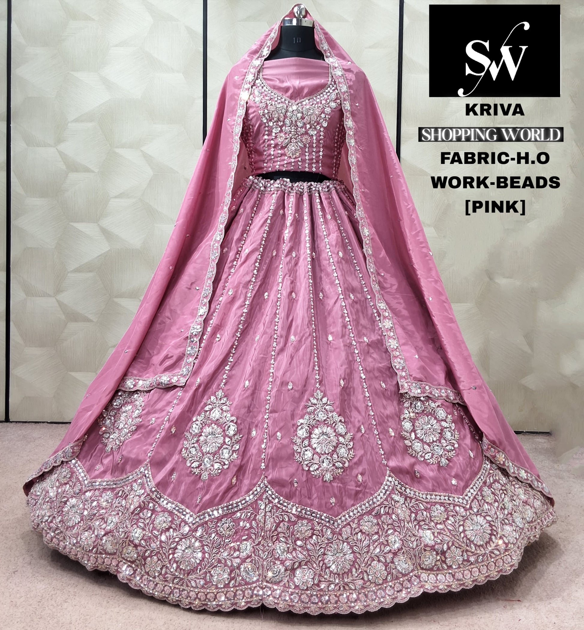 Pink H.o Lehenga - Shopping World