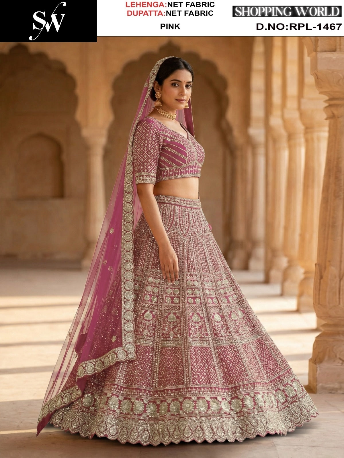 Chiku Golden Net Lehenga