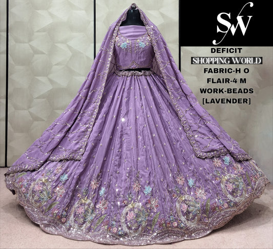 Lavender HO Lehenga