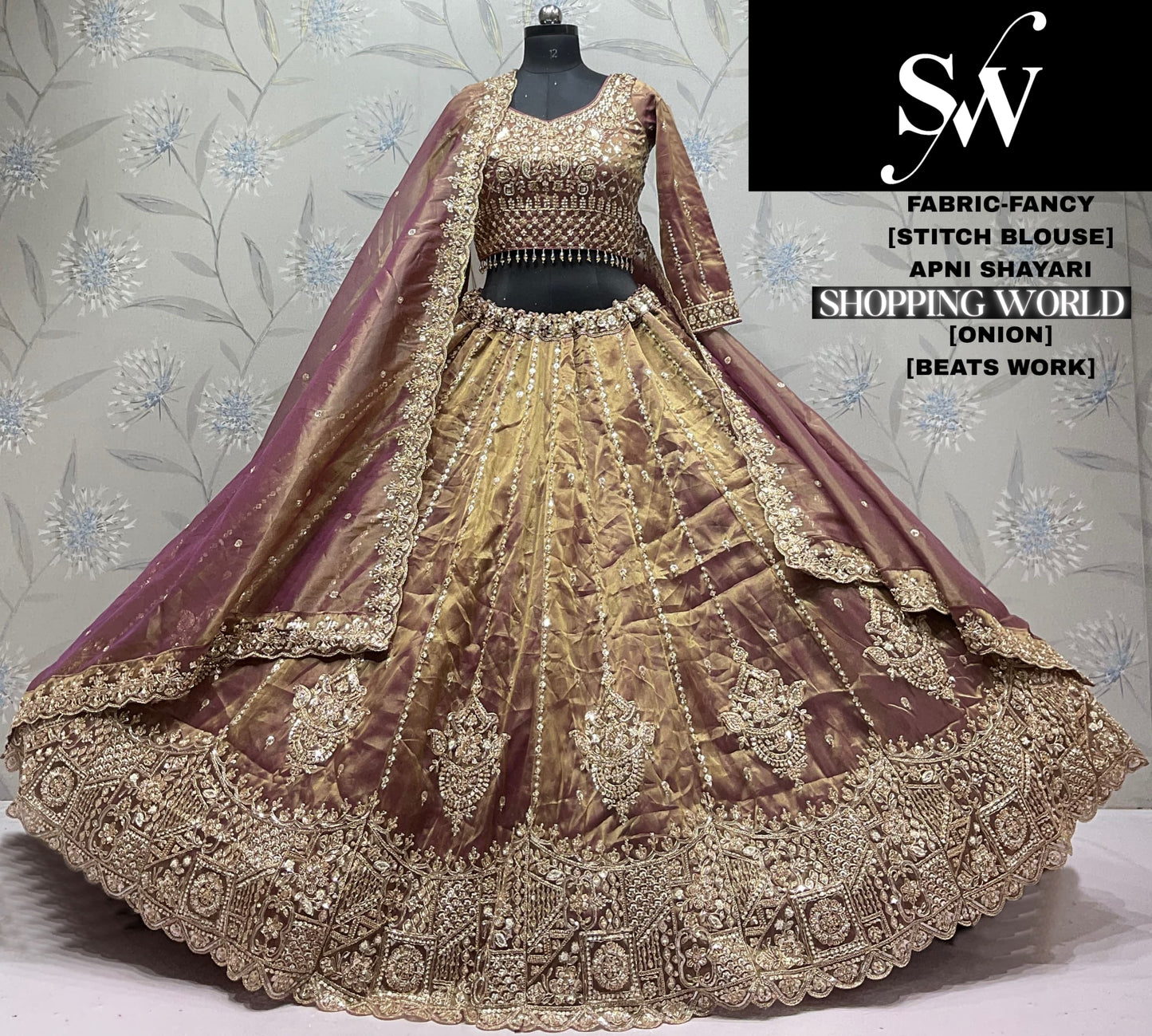 Mustard Fancy Lehenga