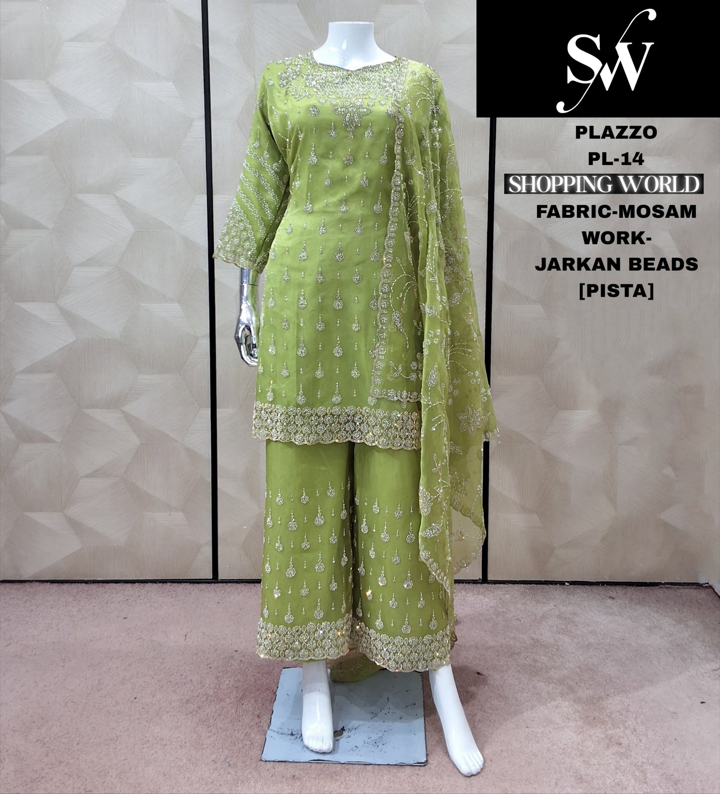 Pink Mossam Plazo Suit