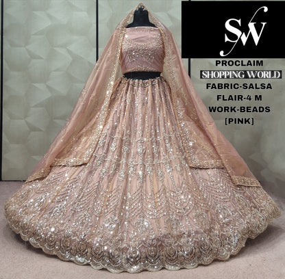 Lavender Salsa Lehenga