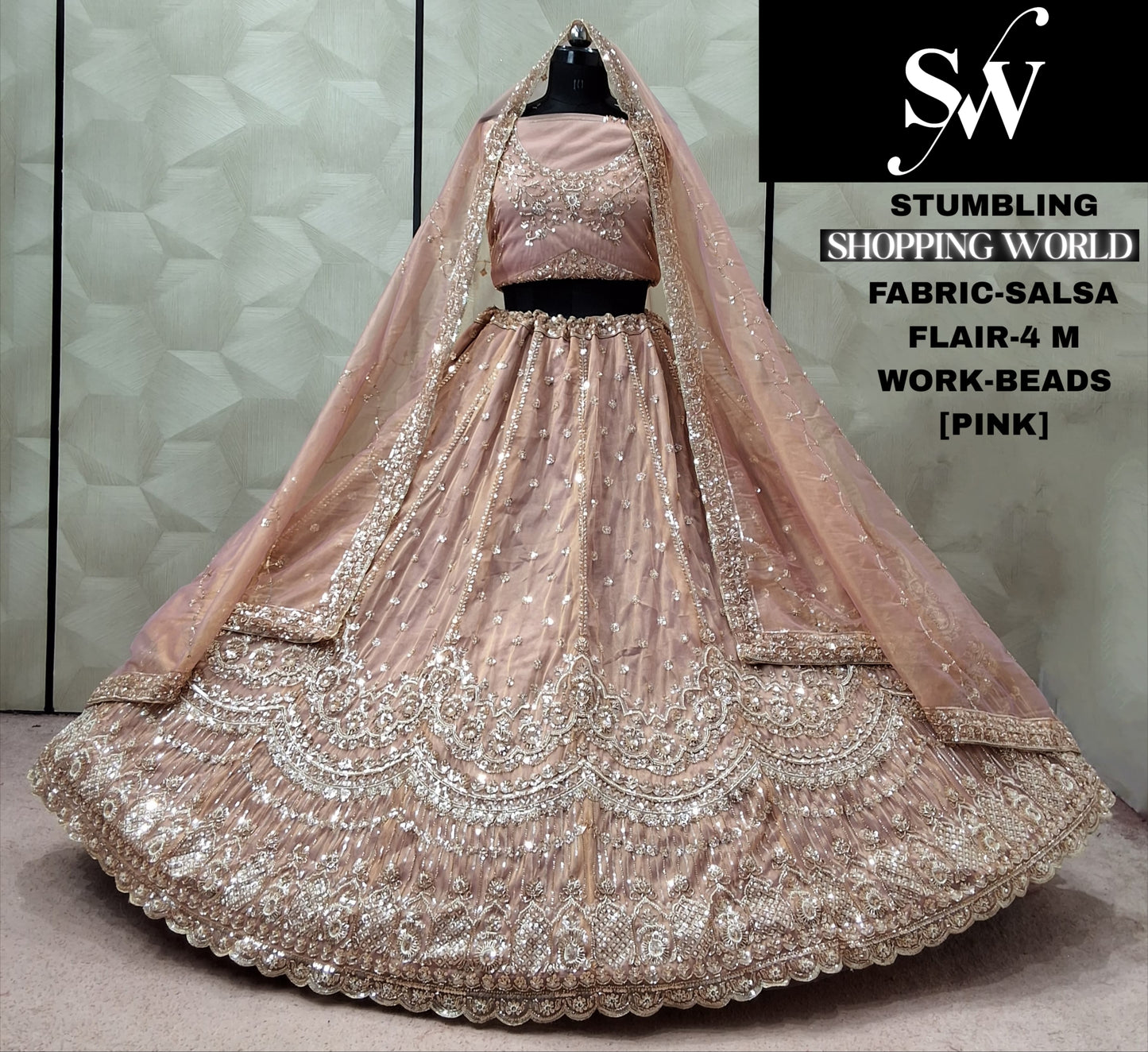 Lavender Salsa Lehenga