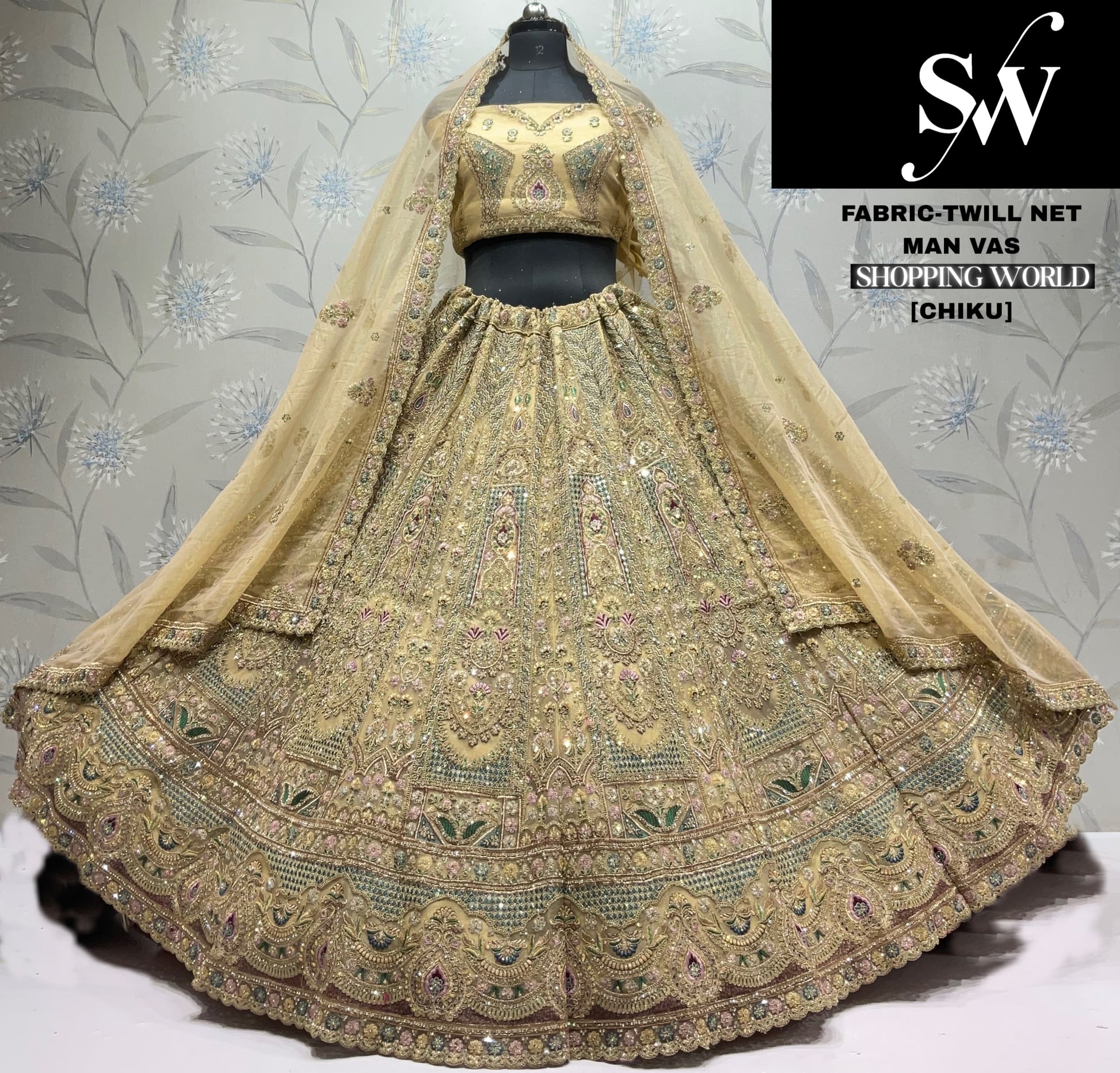 Lavender Twill Net Lehenga - Shopping World