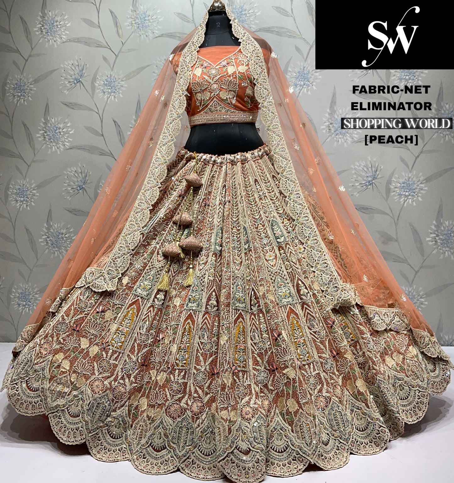 White Net Lehenga - Shopping World