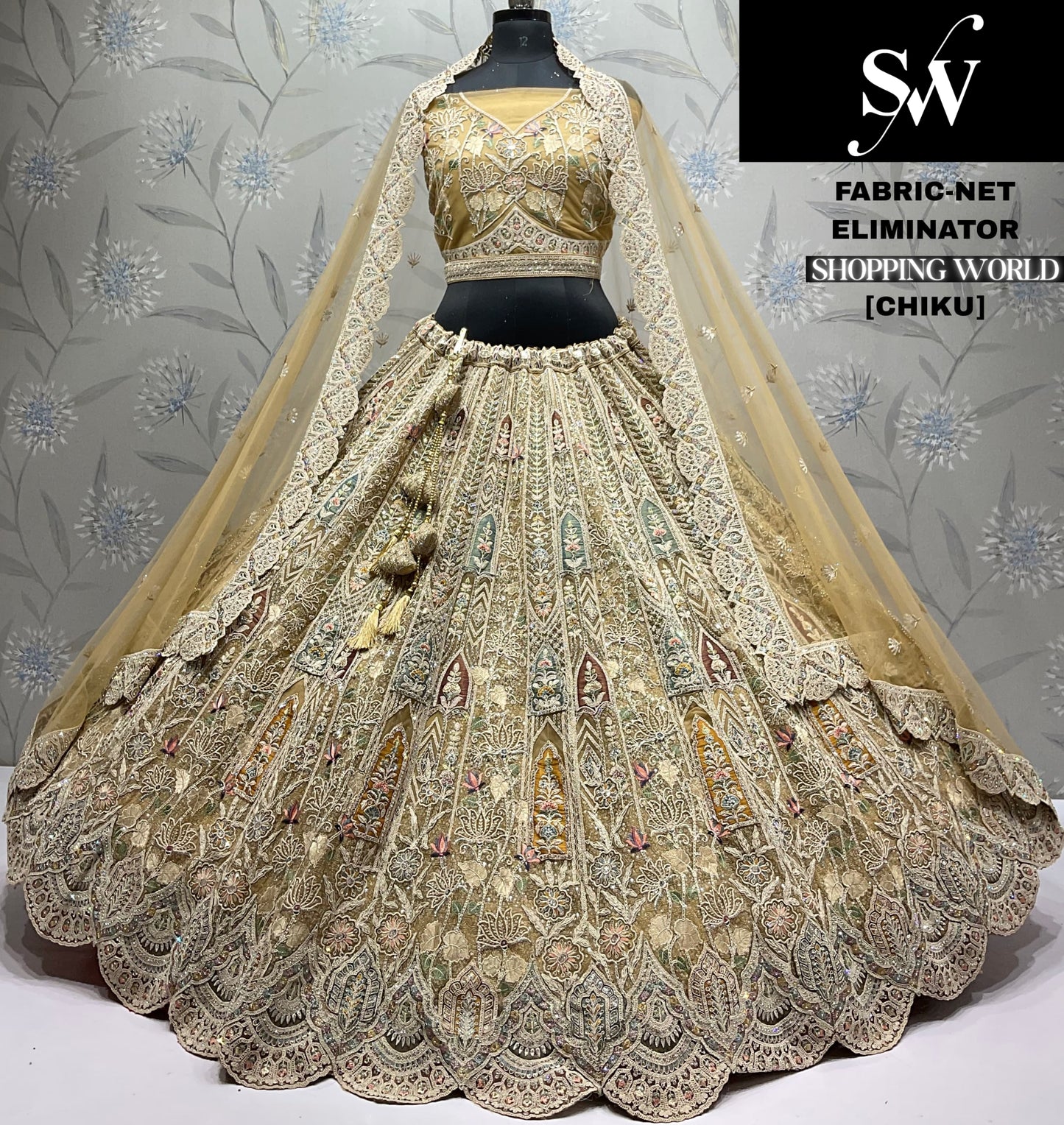 White Net Lehenga - Shopping World