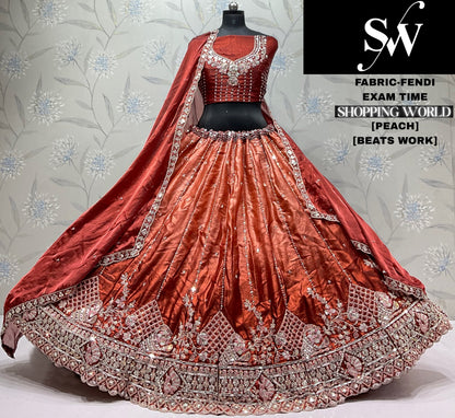 Maroon Fendi Lehenga