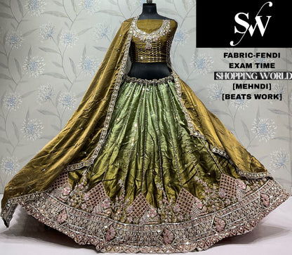Maroon Fendi Lehenga