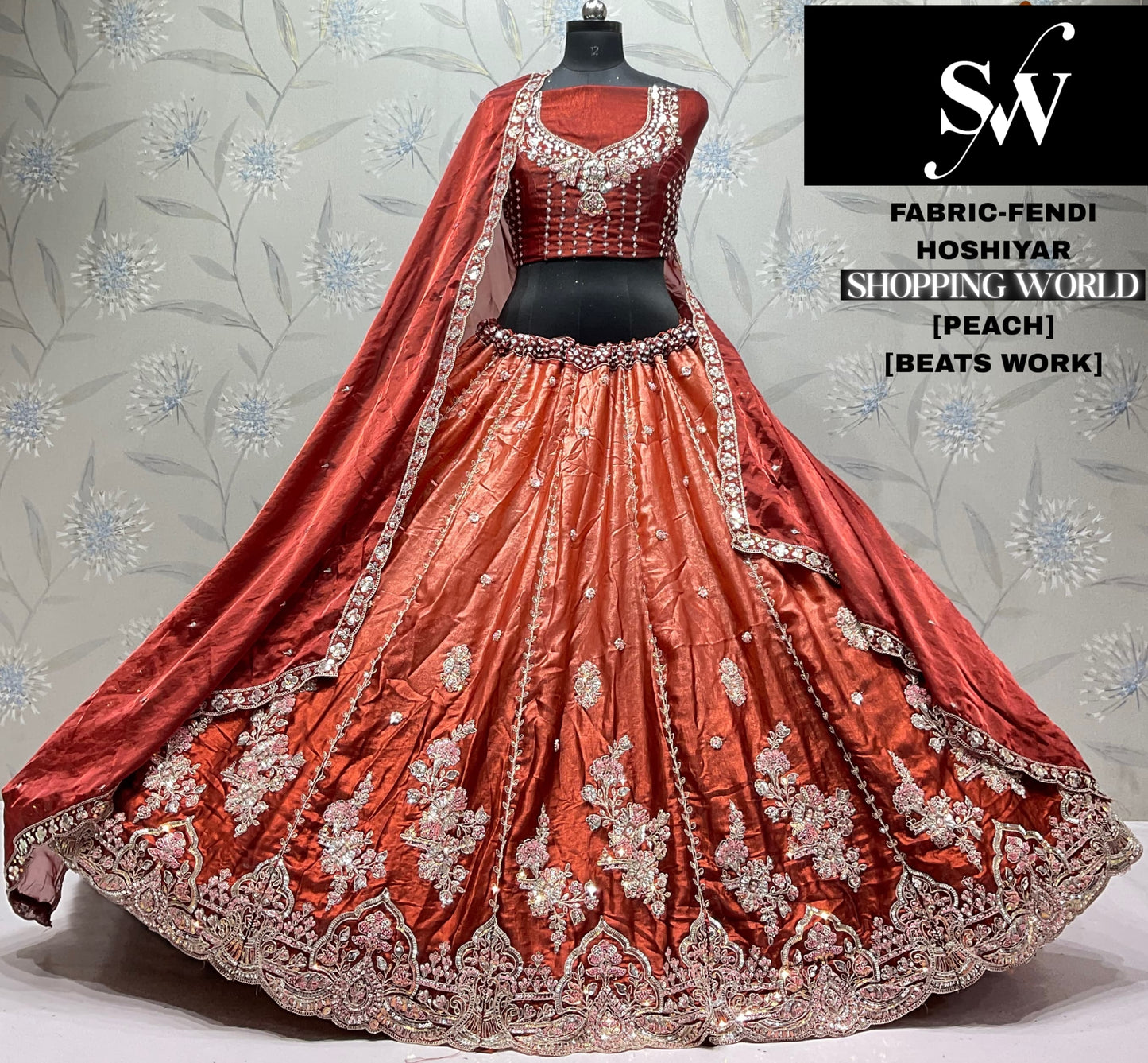 Maroon Fendi Lehenga
