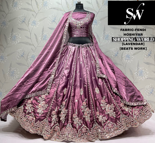 Lavender Fendi Lehenga