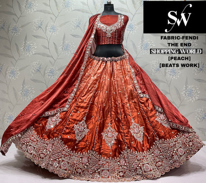 Lavender Fendi Lehenga