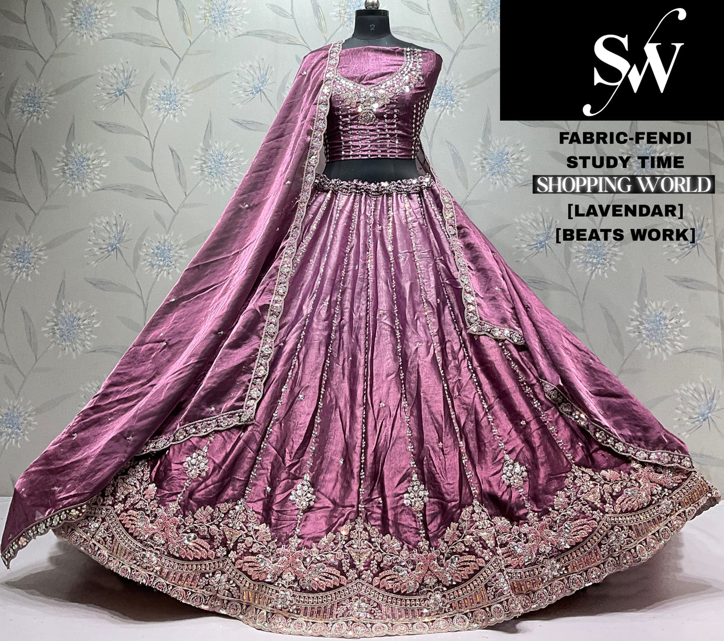 Rust Orange Peach Fendi Lehenga