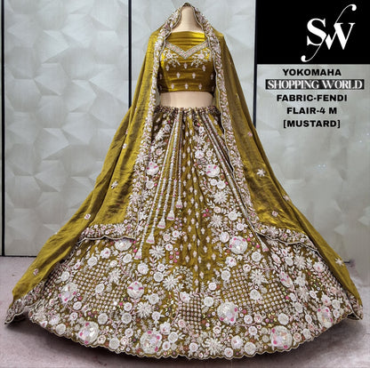 Purple Fendi Lehenga