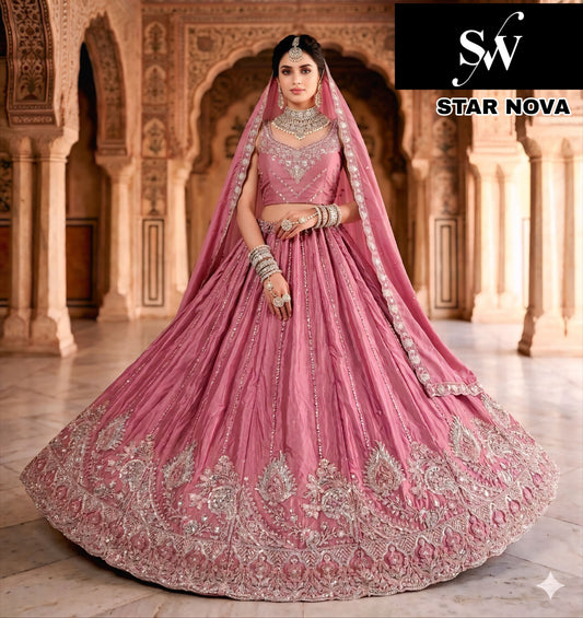 Blue Pink Green Yellow Ho Lehenga
