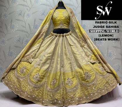 Peach Silk Lehenga