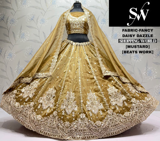 Mustard Fancy Lehenga