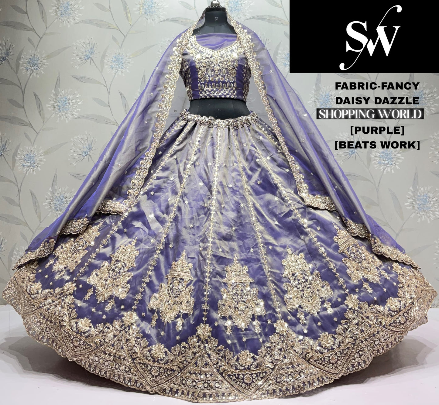 Purple Fancy Lehenga