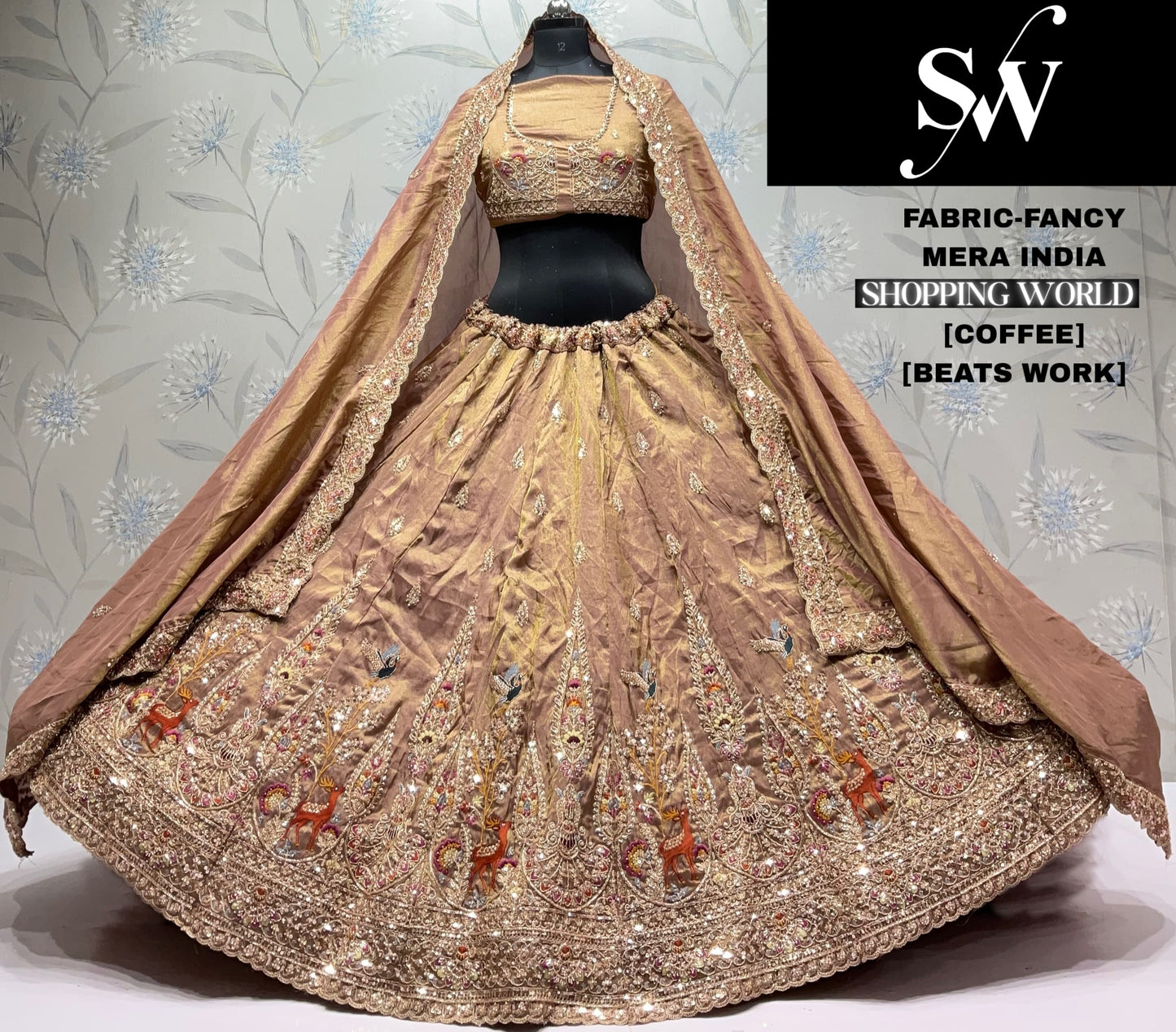 Sky Blue Fancy Lehenga