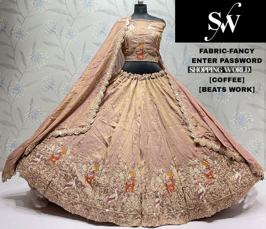 Peach Fancy Lehenga