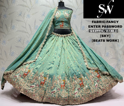 Peach Fancy Lehenga