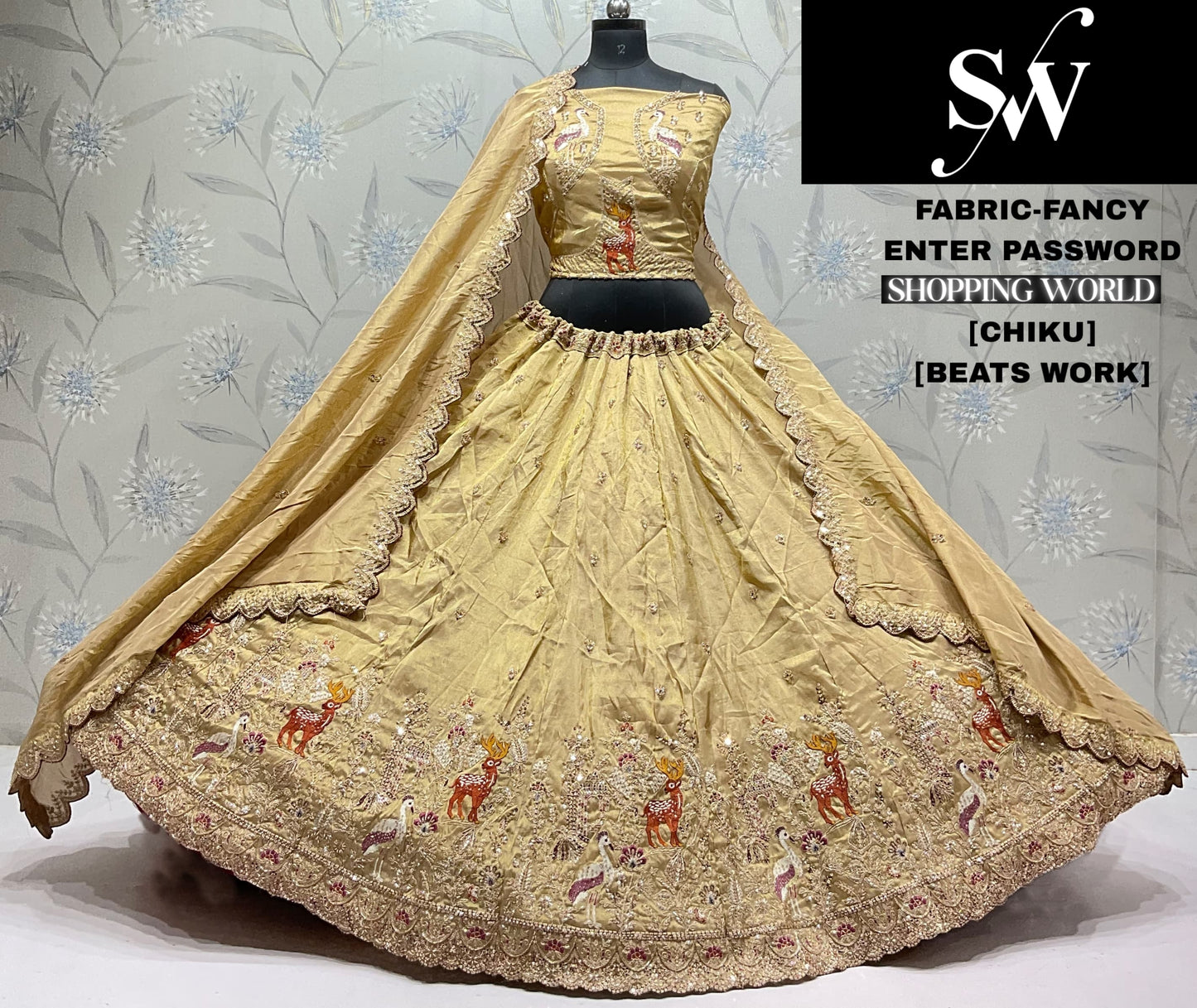 Peach Fancy Lehenga