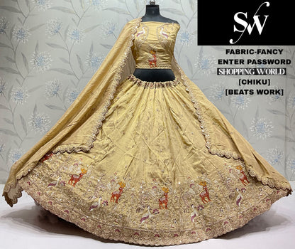 Peach Fancy Lehenga