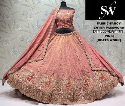 Peach Fancy Lehenga