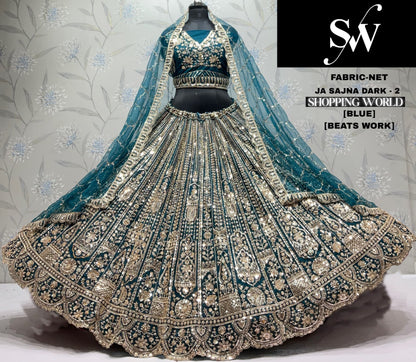 Chiku golden Net Lehenga