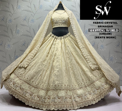 Pink Crystal Lehenga