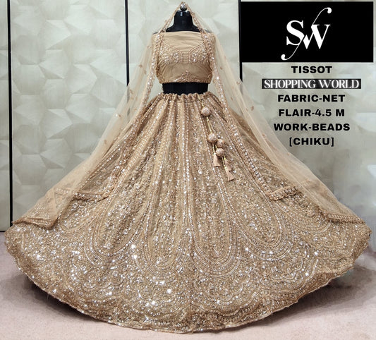 Chiku Golden Net Lehenga