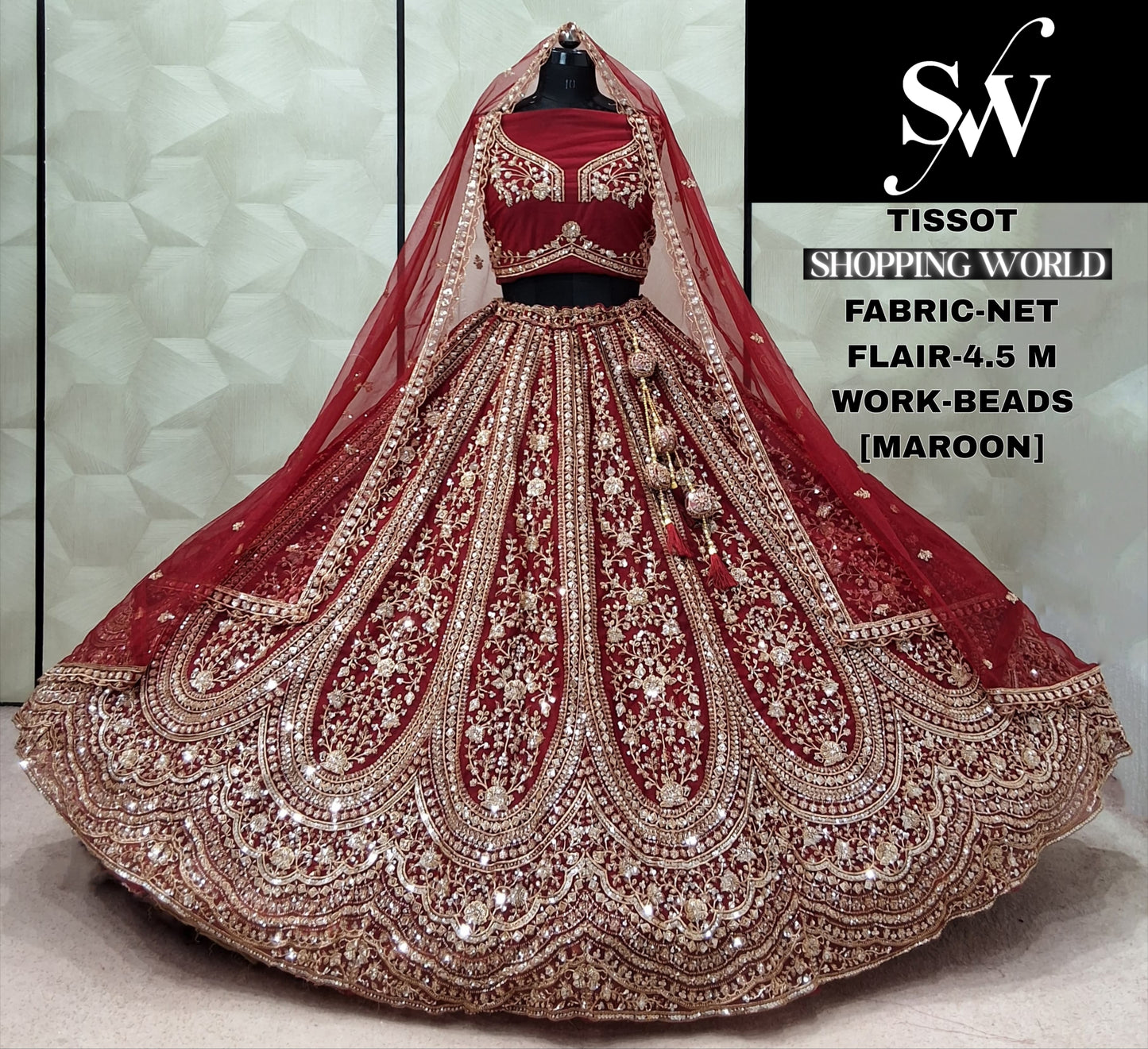 Chiku Golden Net Lehenga
