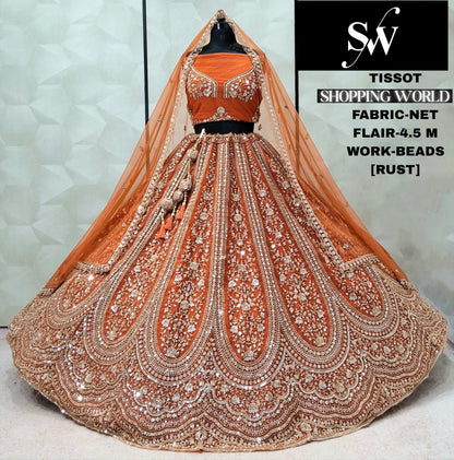 Chiku Golden Net Lehenga