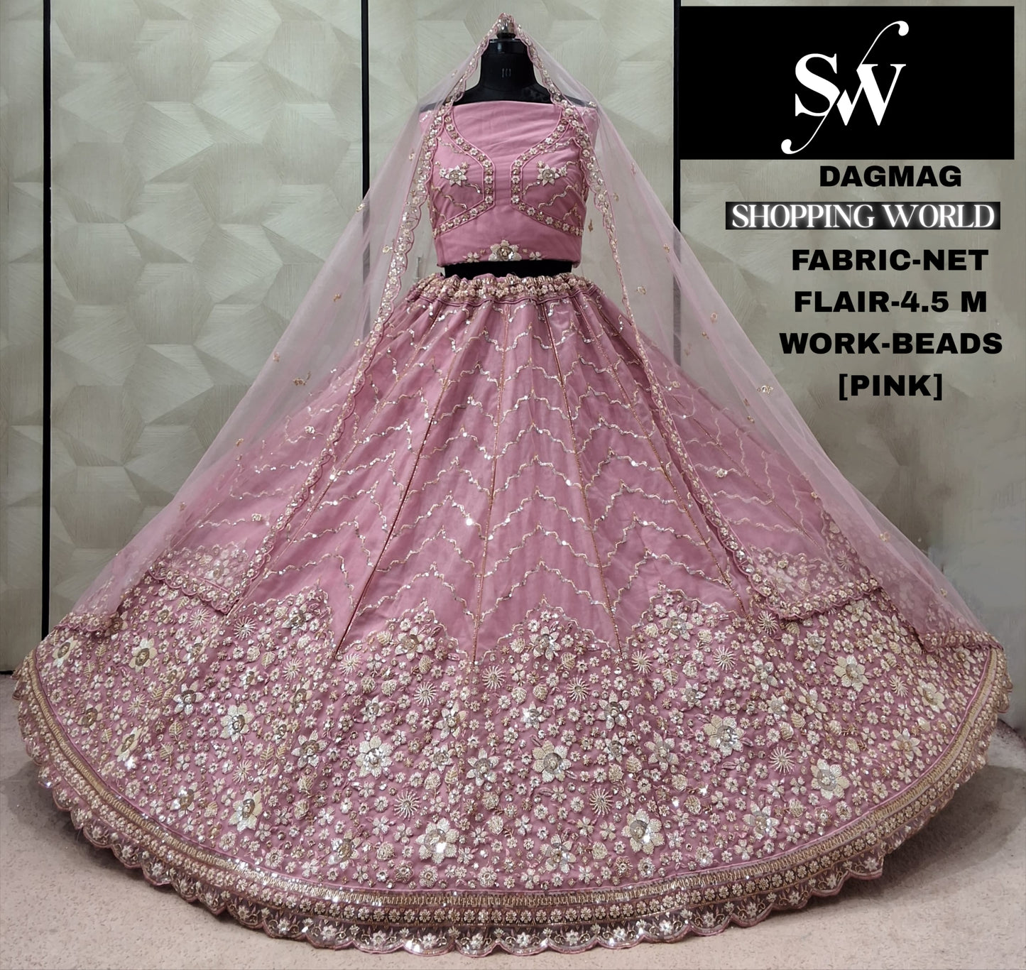 Chiku Golden Net Lehenga