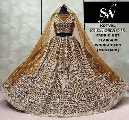 Chiku Golden Net Lehenga