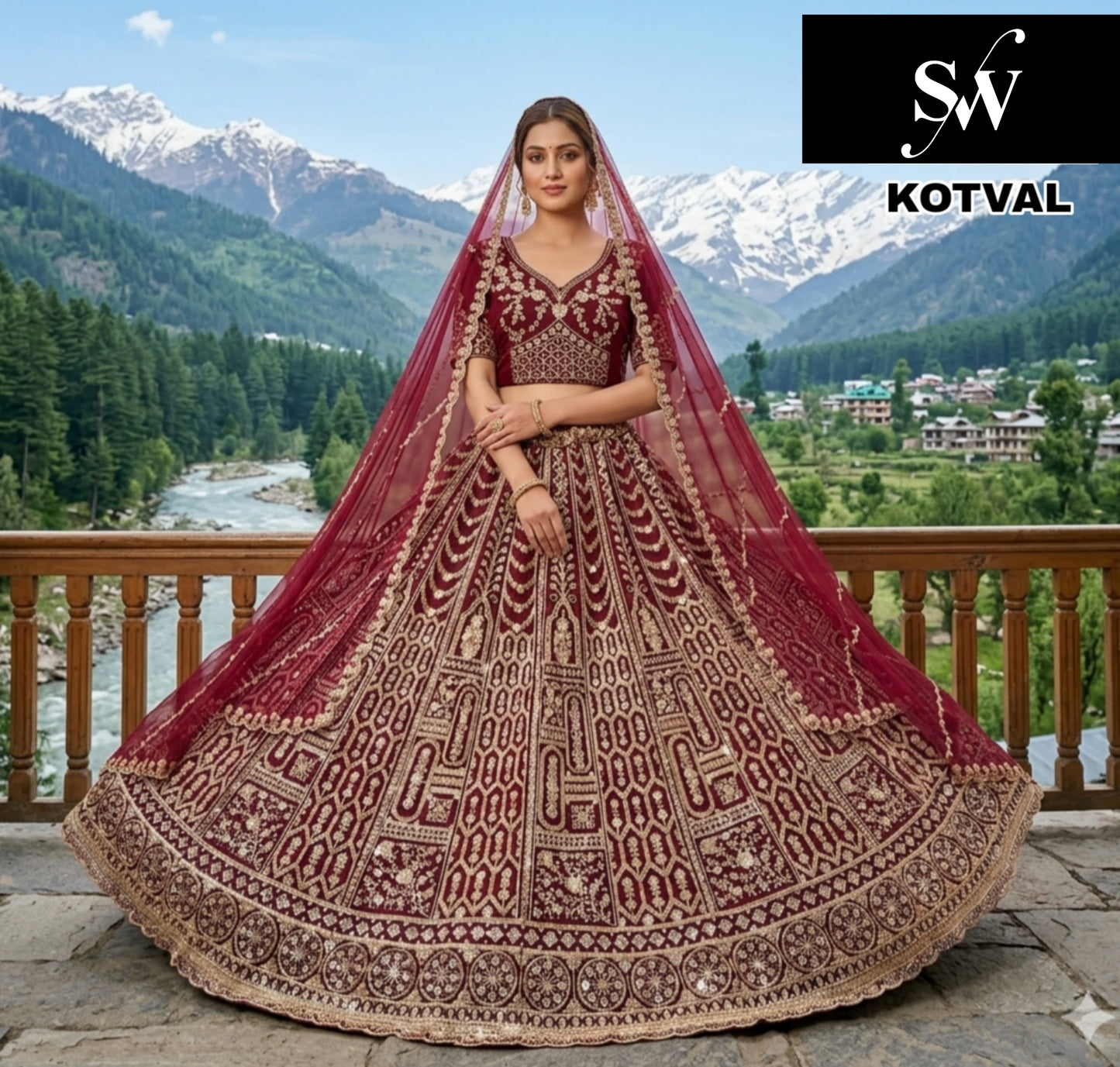 Chiku Golden Net Lehenga