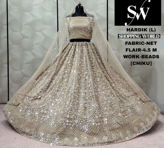 Chiku Golden Net Lehenga