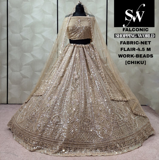 Chiku Golden Net Lehenga