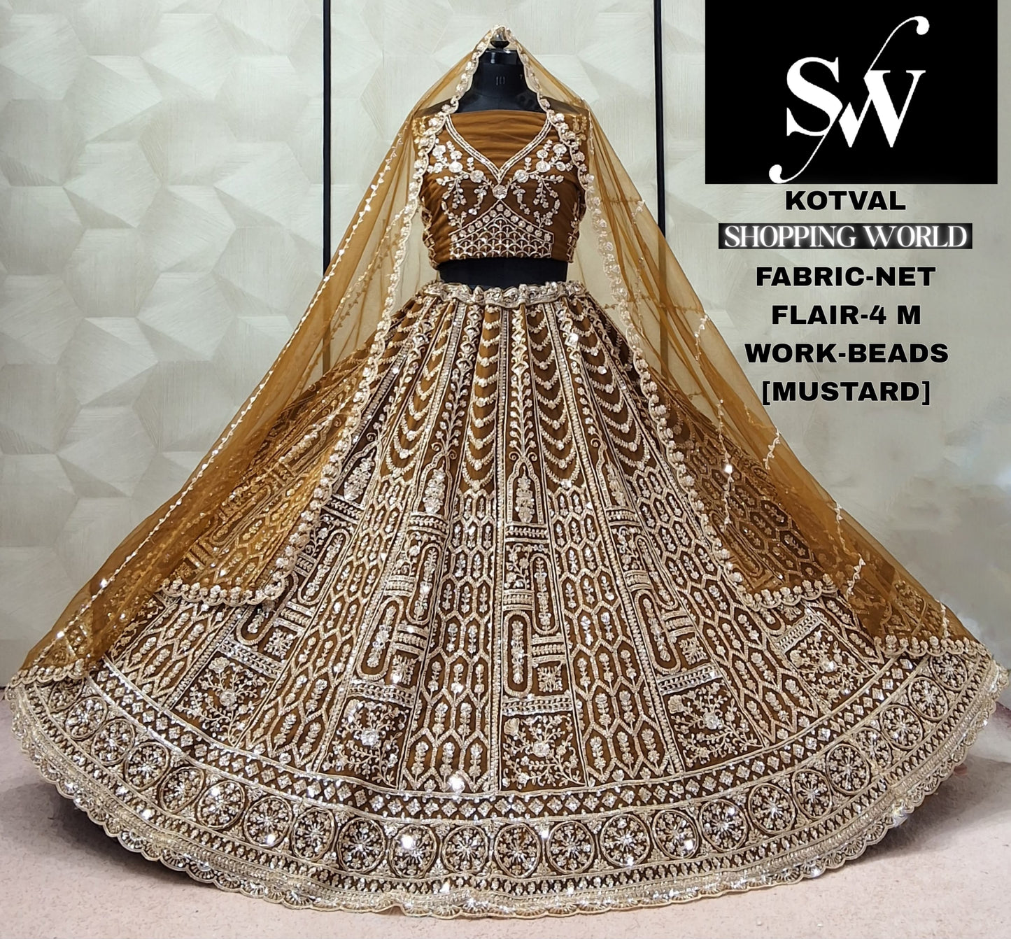 Maroon Net Lehenga