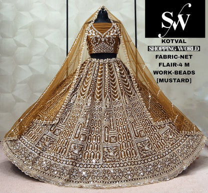 Maroon Net Lehenga