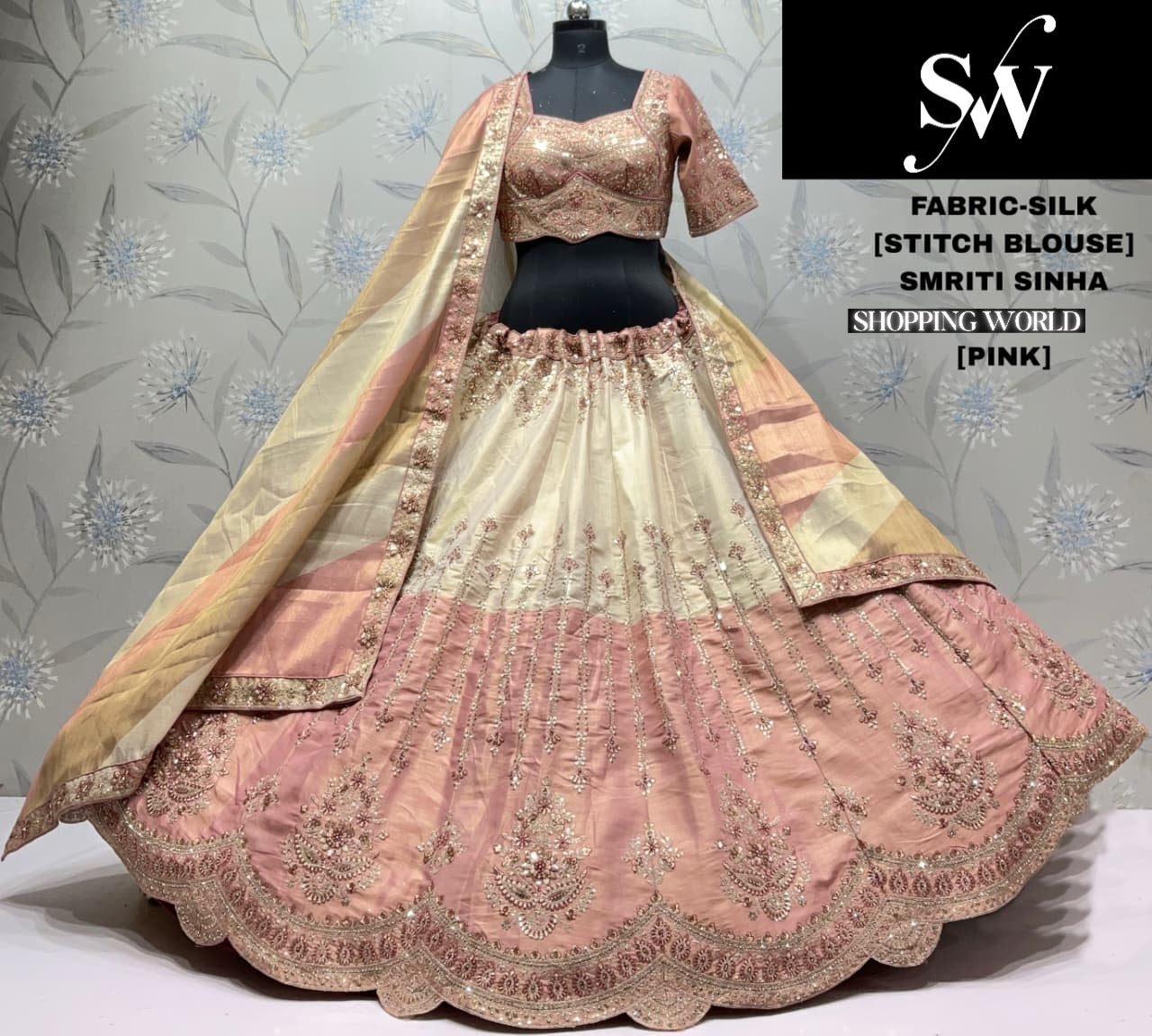 Chiku Golden Silk Lehenga