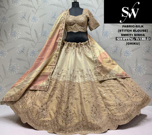 Chiku Golden Silk Lehenga