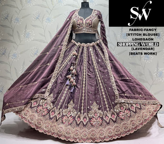 Lavender Fancy Lehenga