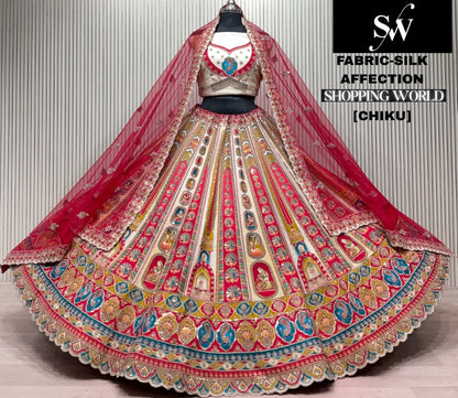 Yellow Silk Bridal Lehenga