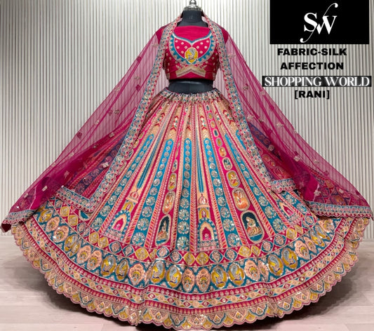Yellow Silk Bridal Lehenga