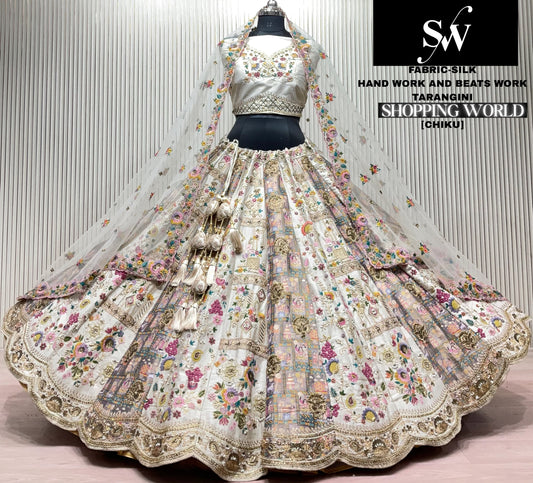Chiku Golden Silk Bridal Lehenga
