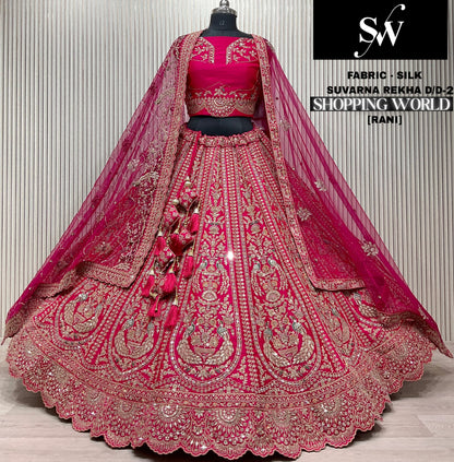 White Silk Bridal Lehenga