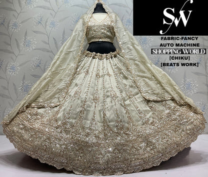 Sky Blue Fancy Designer Lehenga