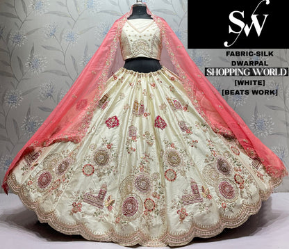 Pink Silk Designer Lehenga