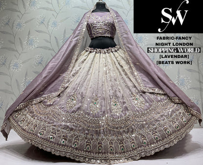 Silver Grey Fancy Lehenga